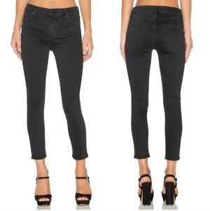 Agolde Black Sophie Jeans High Rise Crop jeans Princeton Size 28